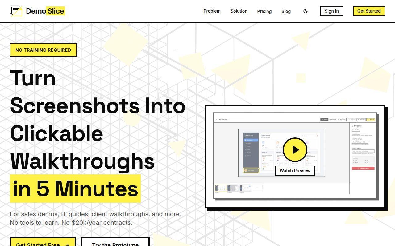 DemoSlice screenshot